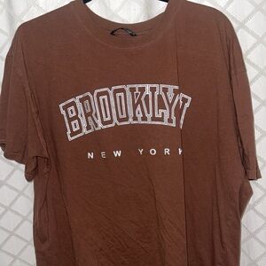 SHEIN Graphic Brooklyn T-Shirt